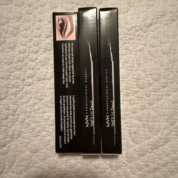 NYX Black Eyeliner Set - Super Edgy Precision - Picture 5 of 6